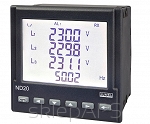 Analyser ND20 of  3-phase  network parameters input I 5A(X/5), input U 3x230/400 V, with programmable analog output, power supply  85-253 V AC/DC, standard performance, polish version, without quality control certificate  - ND20-221100P0