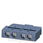 TRANSVERSE AUX. SWITCH, 1NO+1NC, SCREW CONNECTION, FOR CIRCUIT-BREAKERS, SZ S00/S0 - 3RV2901-1E