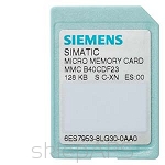 SIMATIC S7, MICRO MEMORY CARD FOR S7-300/C7/ET 200, 3.3 V NFLASH, 128 KBYTES - 6ES7953-8LG30-0AA0