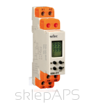 Time relay for installation on DIN rail, 15 functions, 8 time  ranges, the universal power supply, 20-240 V AC/DC - 600DT-CU