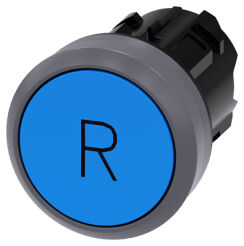 SIRIUS ACT, PRZYCISK, 22MM, NIEBIESKI, R - 3SU1030-0AB50-0AR0