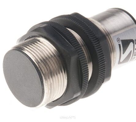 The inductive sensor , S=15mm, M30, brass, built-in, NPN, NC, cable 2m, 10-30VDC, L=77mm