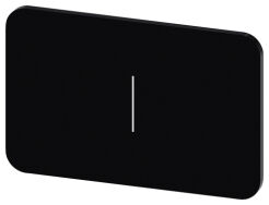 SIRIUS ACT, ETYKIETA WKŁADANA LUB SAMOPRZYLEPNA, 17.5 X 27MM, CZARNA, SYMBOL: I - 3SU1900-0AD16-0QB0