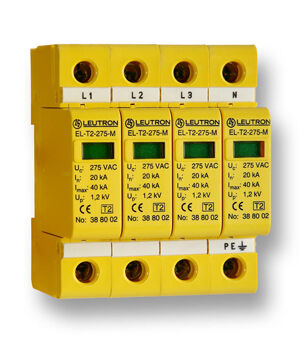 Surge arrester EL-T2/4+0-275 - 388 109