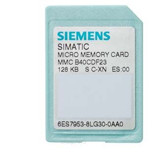 SIMATIC S7, KARTA PAMIĘCI MMC (MICRO MEMORY CARD) DLA STEROWNIKÓW SIMATIC S7-300/C7/ET 200, 3.3V, PAMIĘĆ TYPU FLASH, 8 MB - 6ES7953-8LP31-0AA0