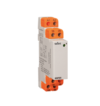 Time relay for installation on DIN rail, measurement of wired voltage in the 3 -phase networks 3-wire- -- 600PSR-280/520-CU