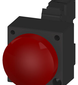 Light signal with lens, with concentric rings, complete, with joins - 3SB3252-6BA20