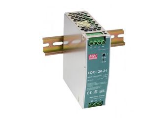 Zasilacz: impulsowy EDR-120-24; 120W; 24VDC; 24÷28VDC; 5A; 90÷264VAC