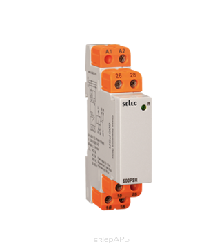 Time relay for installation on DIN rail, measurement of wired voltage in the 3 -phase networks 3-wire- 600PSR-165/300-CU