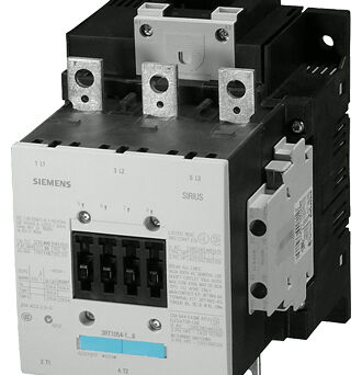 Contactor, 90KW/400V/AC-3 AC/DC nomial steering voltage UC 220-240V additional block 2NO+2NC 3-P, size S6 connection rail mounted-3RT1056-6AP36