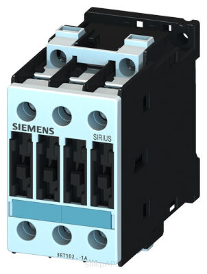 Siemens STYCZNIK, AC-3, 4KW/400V, 
AC 230V 50/60 HZ, 3-P, WLK. S0, 
PRZYŁ. ŚRUB., - 3RT1023-1AL20