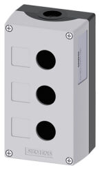 SIRIUS ACT, OBUDOWA DO URZĄDZEŃ STEROWNICZYCH, 22MM, TWORZYWO, SZARA, 3 PUNKTY STEROWNICZE - 3SU1803-0AA00-0AB1