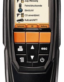 testo 320 basic - Analizator spalin - zestaw z drukarką - 270632 3222