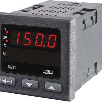 Temperature regulator RE71, input Pt100 0-250°C, relay output, 230V AC - RE71-021000