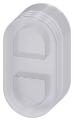 SIRIUS ACT, SILIKONOWA OSŁONKA OCHRONNA NA PODWYŻSZONY P. PODWÓJNY, PRZEZROCZYSTA - 3SU1900-0DH70-0AA0