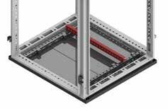 Cabinet CQE, rail for fastening cables 2 pcs