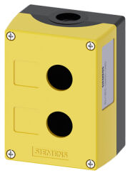 SIRIUS ACT, OBUDOWA DO URZĄDZEŃ STEROWNICZYCH, 22MM, TWORZYWO, ŻÓŁTA, 2 PUNKTY STEROWNICZE - 3SU1802-0AA00-0AB2