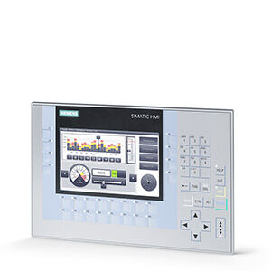 SIMATIC KP700 COMFORT PANEL, PANORAMICZNY WYŚWIETLACZ TFT 7", 16 MILIONÓW KOLORÓW, 24 PRZYCISKI FUNKCYJNE I KLAWIATURA ALFANUMERYCZNA, INTERFEJSY PROFIBUS/MPI, PROFINET/ETHERNET, USB; WINDOWS CE 6.0, WBUDOWANA PAMIĘĆ 12 MB, KONFIGURACJA ZA POMOCĄ TIA PORT