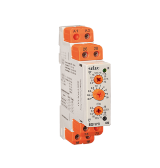 Time relay for installation on DIN rail, measurement of wired voltage in the 3 -phase networks 3-wire-600VPR-310/520-CU <!--[Mode:tiny]--><p>