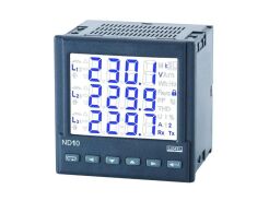 Analyser of network parameters, input I 5A(X/5), input U 3x230/400 V, without interface RS485, standard performance, polish version, without quality control certificate - ND10-22100P0