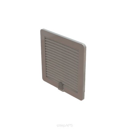 Ventilation grid with filter 204x204mm