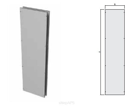 Panele boczne 2000x800 mm. 2 szt Ral 7035 - R5LE2082