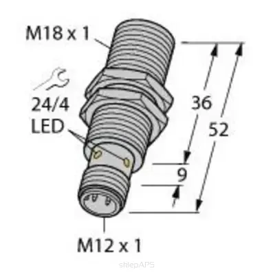 Czujnik indukcyjny BI8-M18-VP6X-H1141