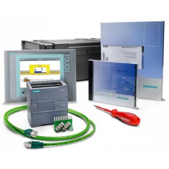 SIMATIC S7-1200 + KTP700, ZESTAW STARTOWY, ZAWIERA: CPU 1212C AC/DC/PRZEKAŹNIK, PANEL HMI KTP700 ... - 6AV6651-7DA01-3AA4