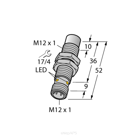 Inductive sensor NI10U-EM12WD-AP6X-... - 1634814