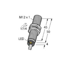 BI4-M12-AN6X Czujnik indukcyjny z rozszerzonym zakresem detekcji - 4607130