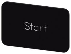 SIRIUS ACT, ETYKIETA WKŁADANA LUB SAMOPRZYLEPNA, 17.5 X 27MM, CZARNA, START - 3SU1900-0AD16-0DT0