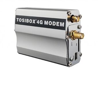 Tosibox 4G modem Montowany na szynie DIN i zasilany z portu USB routera Tosibox pozwala na podłąc... - Tosibox 4G modem