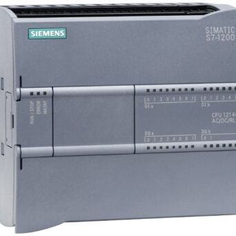 SIMATIC S7-1200, CPU 1214C DC/DC/RELAY, 14 BINARY inputs (24V DC) / 10 BINARY outputs - 6ES7214-1HG40-0XB0