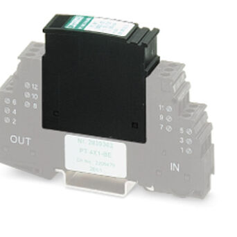 A plug with protection against over-voltage- PT 4X1-24DC-ST - 2838322