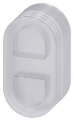 SIRIUS ACT, SILIKONOWA OSŁONKA OCHRONNA NA PŁASKI P. PODWÓJNY, PRZEZROCZYSTA - 3SU1900-0DG70-0AA0