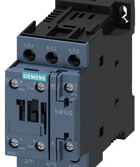 CONTACTOR, AC-3, 11KW/400V, 1NO+1NC, AC 230V 50HZ, 3-POLE, SZ S0 SCREW TERMINAL - 3RT2026-1AP00