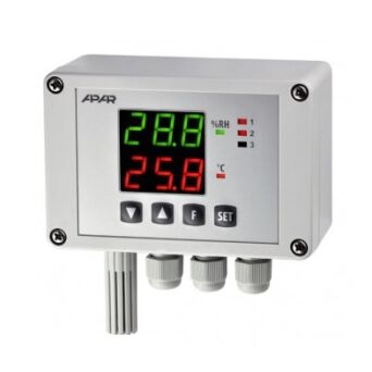 regulator temperatury i wilgotności AR247 z sondą zewnętrzna, zasilanie 230VAC - AR247/2/S1/P/P