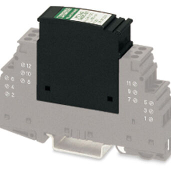 A plug with protection against over-voltage- PT 1X2-24DC-ST - 2838228