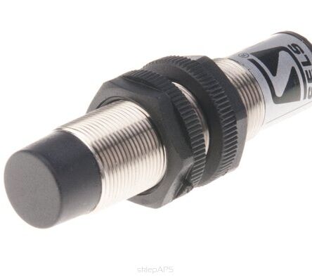 Czujnik PCIA-8R indukcyjny, 8mm, M18, mosiądz, niewbud., NC, kabel 2m, 90-250VAC, L=76mm.