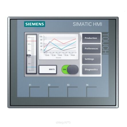 Simatic touchable operator screen KTP400 BASIC COLOR PN, panoramic screen 4