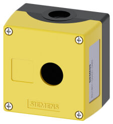 SIRIUS ACT, OBUDOWA DO URZĄDZEŃ STEROWNICZYCH, 22MM, TWORZYWO, ŻÓŁTA, 1 PUNKT STEROWNICZY - 3SU1801-0AA00-0AB2